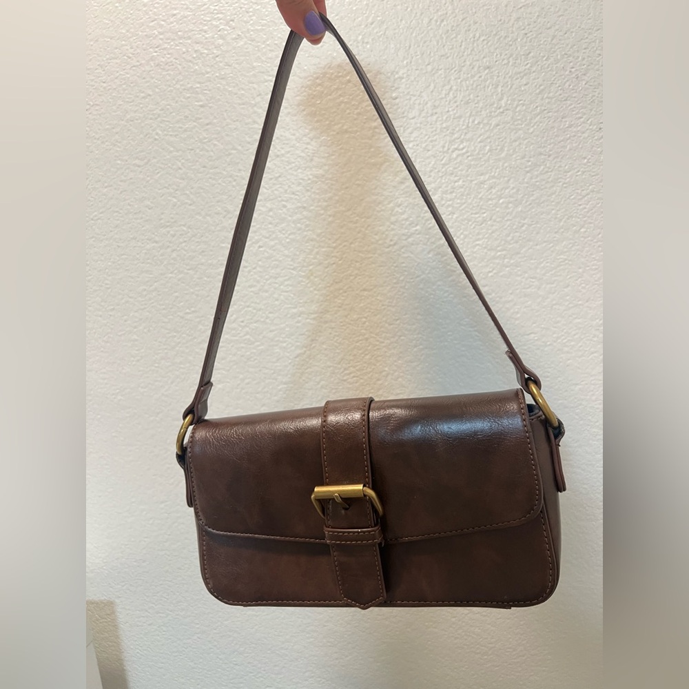 Brandy Melville Chocolate Brown Mini Bag